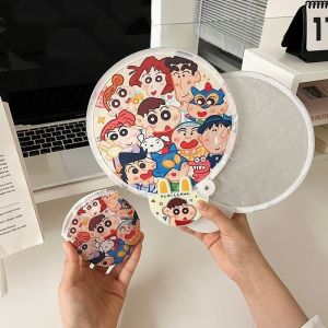 【TaroBall】2-In-1 Foldable Handheld Fan Sanrio Kirby Portable Photography Light Reflector Summer Outdoor Essentials Cartoon Selfie Reflector