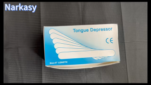 100Pcs/Box Wooden Tounge Depressor Sterile Individually Wrapped Disposable Body Tattoo Waxing Stick