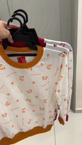 WOMEN CARTOON LONG SLEEVE SHIRT TEEN GIRL/BAJU CARTOON TANGAN PANJANG REMAJA COTTON GOOD QUALITY READY STOCK