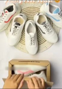 Sepatu Wanita Sneakers Wanita Imfort Gaya Kasual Cewek Korean Style