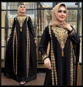Arabian Cleopatra termewah Elegan//Arabian bordir bertabur Mote Swarosky kekinian //Arabian serian warna Termurah stylish//Promo COD//Yunita Lestari Fashion//