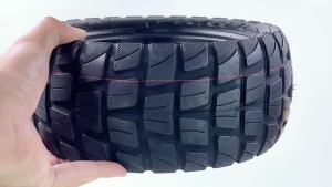90/55-6 Black Off-Road Tire 10 Inch Electric Scooter Tubeless Tyre Thickened and Widened for Electric Scooter Accessories