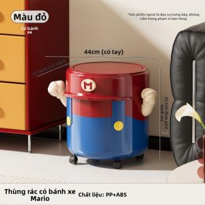 CHUMX | Thùng Rác Dung Tích Lớn Di Động Ergonomic