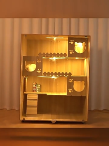 F&G วิลล่าแมว บ้านแมวขนาดใหญ่ กรงแมวสำหรับใช้ในบ้าน พื้นที่กว้างขวางมาก สูง 150 cm ไม่อึดอัดแม้จะมีแมวหลายตัว