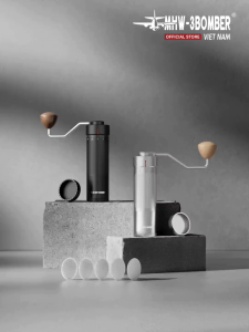 Cối Xay Cà Phê Thủ Công Blade R3 MHW-3BOMBER - 5 Lưới Lọc 300-850µm Điều Chỉnh 180 Bậc SUS420