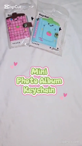 【Mach Gifts】Photo Album Bag Charm | Custom Pocket Photo Album Keychain for Bags & Keys with Clasp and Bead Chain | Idol|Couple|Gift