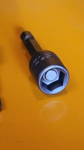 Tolsen 3pcs Magnetic Nut Socket Set (8mm | 10mm | 1/4" | 5/16" | 3/8") Tek Screw Bits