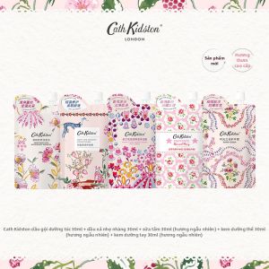 Cath Kidston | Bộ Đồ Du Lịch Gội Dầu Xả Sữa Tắm Dưỡng Thể