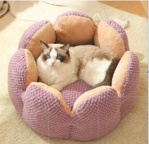 "Local seller" Cozy Soft Pet Bed Pet Kennel Cat house Machine Washable Soft Donut Pet Bed Pet mats with Non-Slip Bottom Pet Sofa
