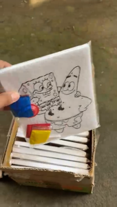 Paket 20 Pcs Styrofoam Mini Ukuran 20 cm x 15 cm Lengkap 1 Set Per PCS Berbagai Tema Mainan Edukatif Anak Mainan Krencengan untuk Mewarnai