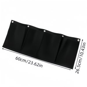 Foldable Felt Plant Grow Bag Non-Woven Fabric Wall-Mounted Flower Growing Bag for Home Balcony Decoration Wall Greening Supplies