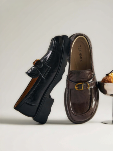 Teenmix | Vintage British Brogue Mary Janes Thick Sole Leather Flats
