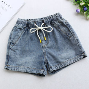 Low Waist Denim Shorts Womens Belted Wide Leg Slit Hot Pants Spring Summer Versatile Slimming Fashionable Short Jeans