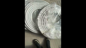 ท่อน้ำยาแอร์ ท่อทองแดง ท่อแอร์ มี2ขนาด(1/4-3/8) (1/4-1/2) แบบหนา0.7มม.ยาว4เมตร ทองแดงพร้อมฉนวน ใช้ได้ทุกยี่ห้อแอร์