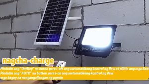 OOKAS Solar Light Outdoor LED Light Solar Flood Light Waterproof Street Lamp With Remote