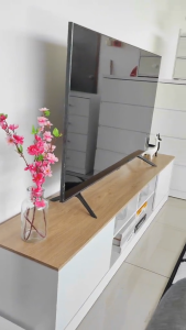 FREE SHIPPING & INSTALLATION  !! Kenzzo : 6 Feet Modern TV Cabinet /tv console/coffee table/Kenda tv console cabinet