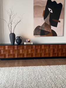 [PRE-ORDER] Solid Oak Vintage style  TV cabinet French retro style floor-standing living room home designer cabinet