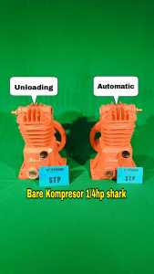 BARE ATAU KEPALA KOMPRESOR TIPE 1/4HP MERK SHARK ATAU SUPERSHAPE