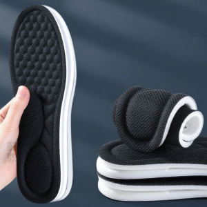 LINGMIAO | Sweat Absorbing Anti Odor Antibacterial Fresh Scented Breathable Non Slip Shock Absorption Shoe Insoles