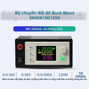 Mô-đun Sạc Năng Lượng Mặt Trời CNC Có Thể Điều Chỉnh SK60X/SK120X DC Buck Boost Converter - Bộ Điều Chỉnh Điện Áp Không Đổi Dòng Điện Không Đổi