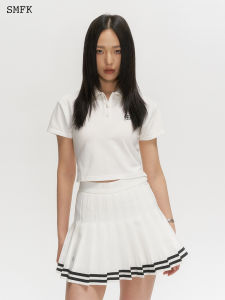 SMFK | Retro College Style Celebrity Polo Shirt