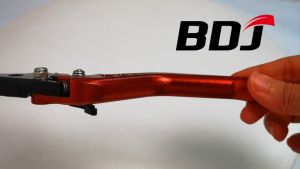 BDJ For Honda Click 125 150 160 Brake Clutch Lever Partial 3D Pattern Handle Grip Bar End Modified Adjustable 2 Pcs