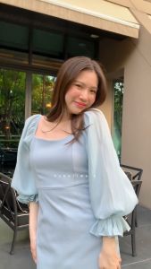 Flora Dress - เดรสสั้นแขนพอง RTW.K