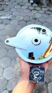 Tutup Tromol Jupiter MX / Burhan/ Z New Besar Original 100% Baru Chrome Celup Pnp Velg Enkei Vnd/Mutakin pnp Fiz R