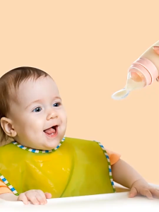 Silicone baby feeding spoon baby rice cereal bottle food spoon children suction cup soft spoon