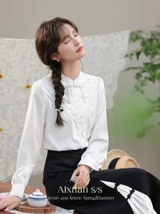 Áo Sơ Mi Trung Quốc Hiện Đại Thời Thượng Không Già