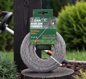 CMCP 2.0-4.0mm 15M 30M Spool Lawn Trimming Line Nylon Square Distortion Spiral Brush Cutter Rope Lawn Mower Head Accessory