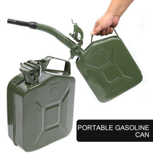 🚚 5/10/20L Jerry รถยนต์5L แกรมโลหะ - เชื้อเพลิงรถยนต์หนาทรง ถังน้ำมันเชื้อเพลิงอัตโนมัติกระปูกเกียร์มาตรฐาน