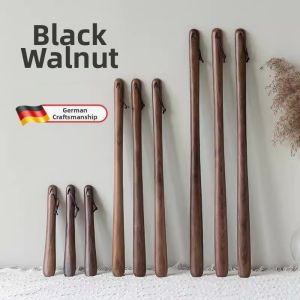 RUANFU | Beech Walnut Long Handle Shoe Horn