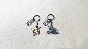 Bandai | Kawaii Keychain for Boys and Girls Pikachu Bulbasaur Psyduck Squirtle Cute Pendant Dolls Souvenirs Gifts