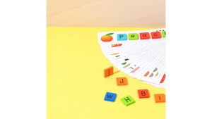 Wooden Puzzle Toys Cardboard Number English Spelling Alphabet Game Early Educational Toys for Kids Girls