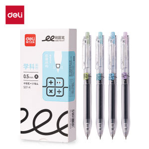 Deli S07-K Neutral Pen ST Tip Signature Black Ink Writing Tool for Studying And Business Use Box Packaged General Purpose