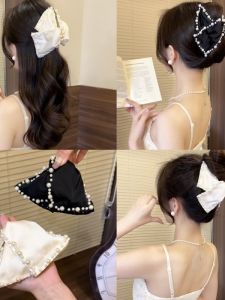 rosci | Kẹp Tam Giác Satin Thêu Hạt Pháp Sang Trọng