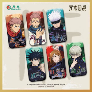 Anime Jujutsu Kaisen Official Square Badge Two-Faced Anime Characters Five-Point Understanding And Fukui Haruhiro Badges
