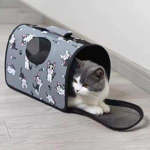 Pet Dog Cat Carrier travel bag Puppy Folding Travel Carry Portable Cage Crate