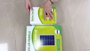 🔥ซื้อ1แถม1 🔥ไฟโซล่าเซลล์ 30000W โซล่าเซลล์ หลอดไฟโซล่าเซลล์ หลอด LED Solar Light 3สี แสงสีม่วง ฟาร์ม คอกวัว คอกไก่ ไล่แมลง ชาร์จพลังงานแสงอาทิตย์ ชาร์จไฟบ้าน มีแบตในตัว