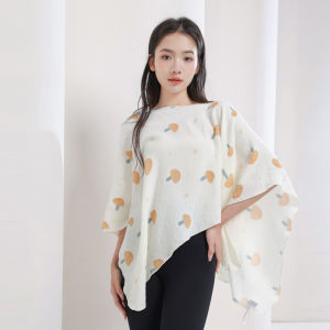 Khăn Choàng Cho Con Bú Cotton Mỏng Mùa Hè Che Chắn Khi Cho Con Bú Chống Ánh Sáng Hấp Thụ Sữa Che Chắn Đồ Dùng Cho Bà Bầu