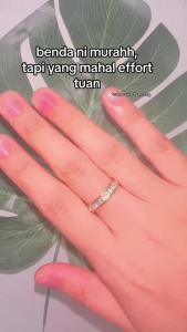 RAISS Stainless Steel Diamond Ring Vintage Style Gold Color Ring Not Tarnished Jewelry For Women.