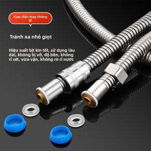 MONLEYTA | Ống phun mưa bằng thép không gỉ Ống tắm Ống nối Ống nước nóng Phụ kiện phun mưa Chống ăn mòn Dây đai phun mưa