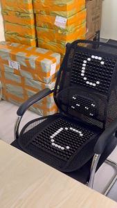 เบาโอนให้กับสุขภาพ - เสริมสวยมูลความงาม - เบาะรองเก้าอี้ในบ้าน - รองหลังสะพจิก ลูกปัดช่วยกระตุ้นการไหลเวียน - เบาโอนให้กับสุขภาพ