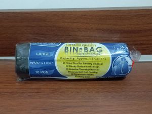 PER PACK CALYPSO TRASH BAG -LARGE (10PIECES) 26X32 INCH UP TO 16 GALLONS CAPACITY