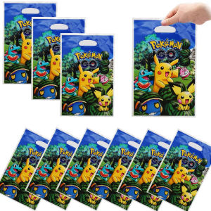 Pokemon Pikachu Theme Birthday Party Supplies Favors Gifts Stickers Slap Bracelets Stamps Goodie Bags Fillers Party Decorai