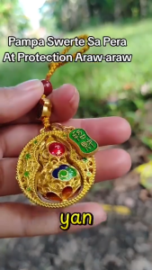Golden Fortune Blessing Gourd Couple Keychain Holder for Luck & Protection Gift idea For Men And Women