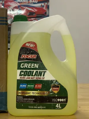 Nước mát động cơ Ôtô Focar Green Coolant 4 lít( Công Nghệ Đức)