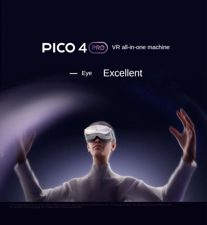 PICO 4 PRO VR Glasses All-in-one Machine 8+512G Supports Eye Tracking ...