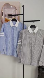 Áo sơ mi vải lụa tay dài cực đẹp hàng mới thoáng mát phối mẫu mới.